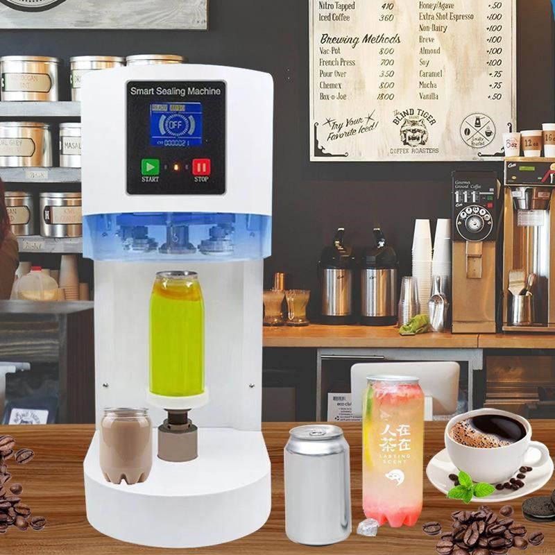 外卖餐盒打包机易拉罐铝罐封碗机精酿啤酒饮料瓶封口机Y纸碗压盖