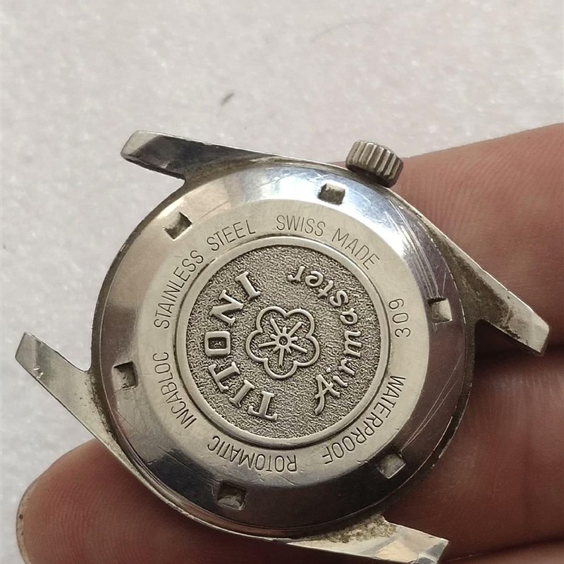 古董瑞士梅花j2836-2全自动机械手表品相之