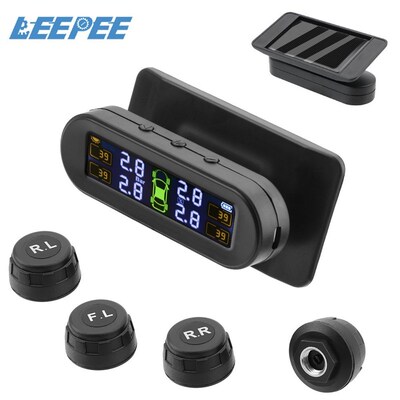Intelligent Tire Pressurve Monitoring System Solar TPMS Temp