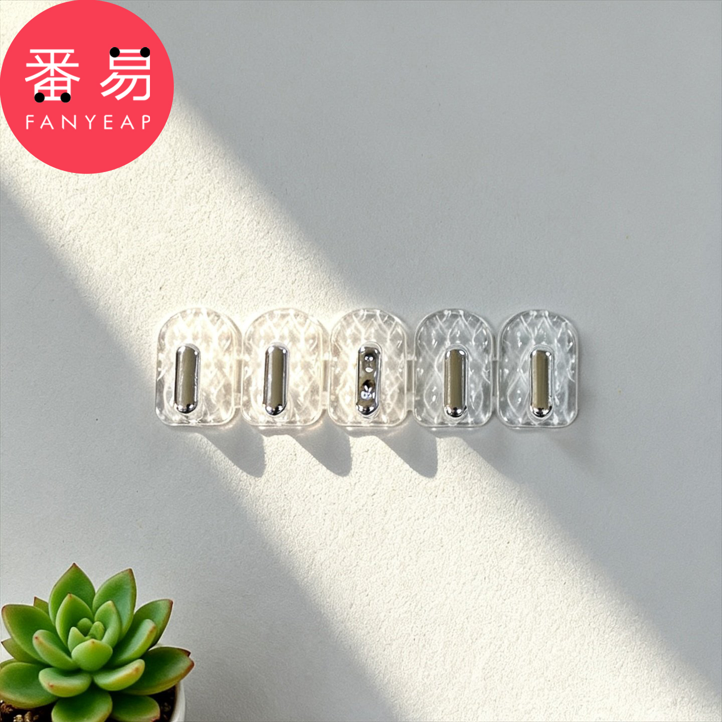 T首饰迷你挂钩A1pq108-连排挂钩免打孔粘钩壁挂式挂钩首饰粘钩