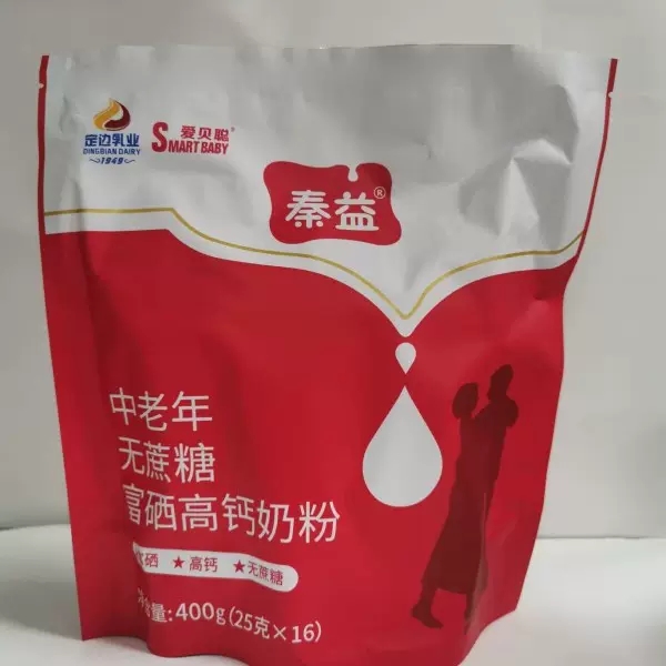 秦益爱贝聪中老年400克无蔗糖富硒高钙成人奶粉