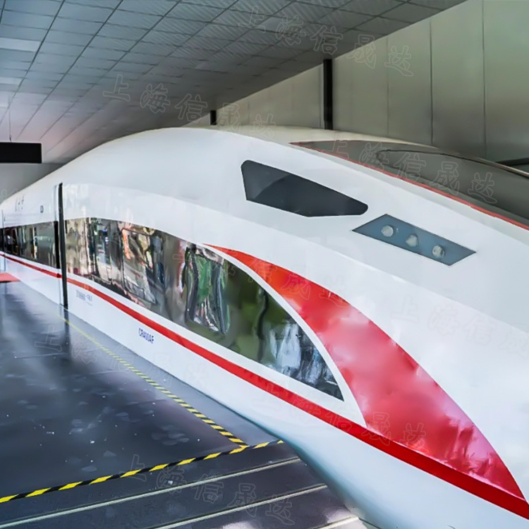 铁艺仿真复兴号列车音乐餐厅 高铁网红主题民宿咖啡厅铁艺摆件