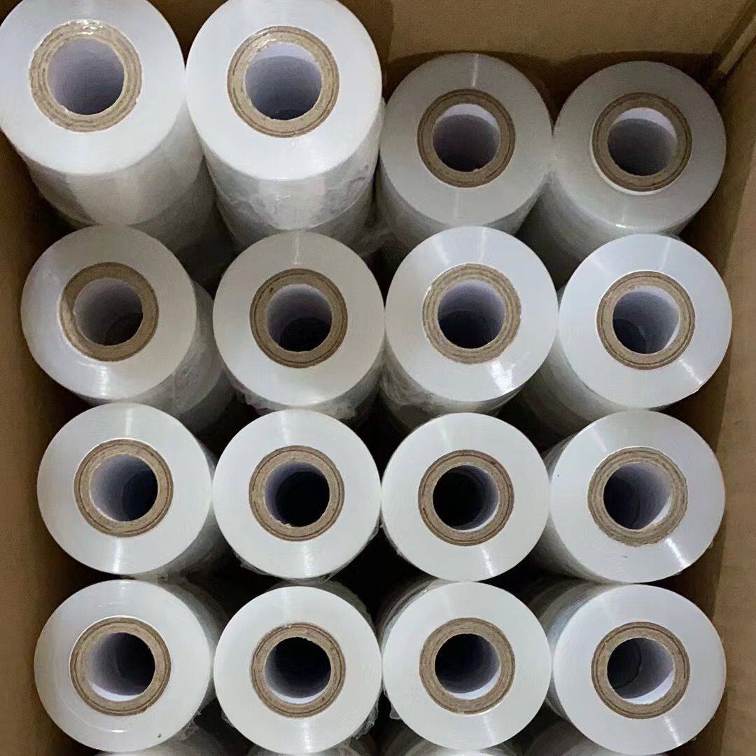 pe小缠绕膜5cm小卷透明打包膜拉伸膜嫁接膜包装工业外卖封口膜