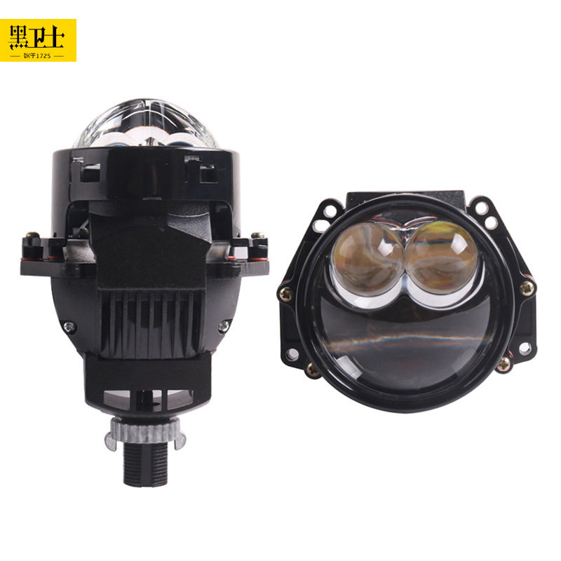 三为黑卫士 S13 3寸双眼LED 双光透镜大灯 68W 5500K汽车大灯透镜
