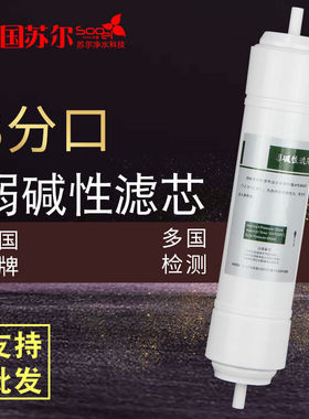 苏尔11寸一体快接3分口托玛琳电气石净水器韩式 弱性滤芯配