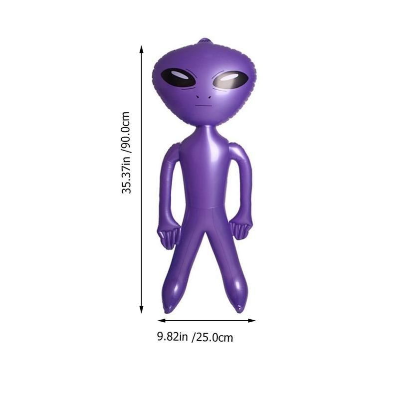 极速1pc PVC Inflatable Alien Model Movable PrRops Halloween