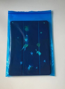 极速PE蓝色自封袋22*32加厚彩色密封袋夹链袋Q塑料包装袋汽配袋子