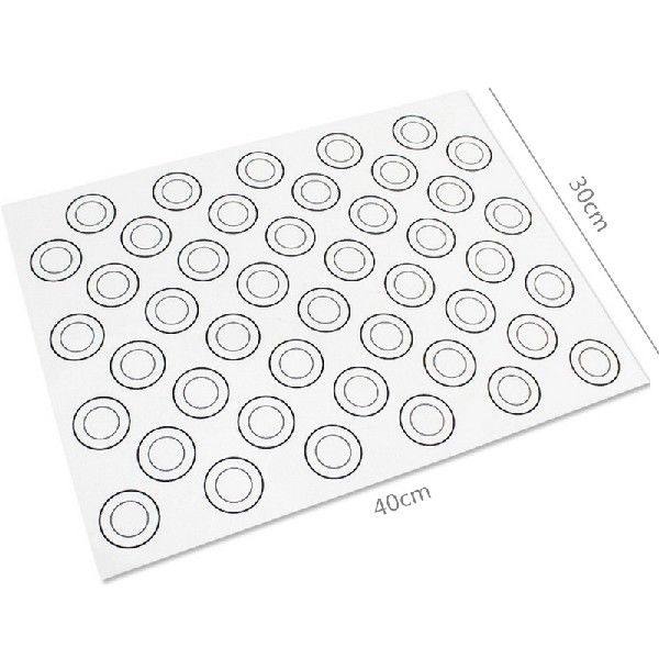 极速40*30cm Silicone Dough Mat CozinhHa 44 Circles Pastry Ov