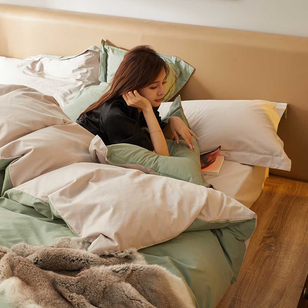 极速新新疆长g绒棉四件套被套磨毛纯棉全棉保暖床单床笠春秋裸睡