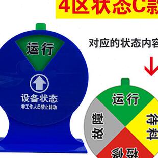 新品设备状态管理标识牌压克力机器仪器设K备运行标识卡实验室指