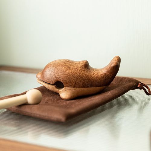 极速海豚木鱼/静心解压佛系可B爱桌面摆件情绪稳定器创意礼物