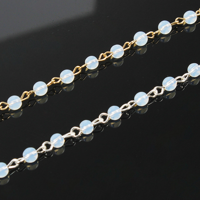 极速Fashion Jewelry pWoman Simple Black White Beads Initial