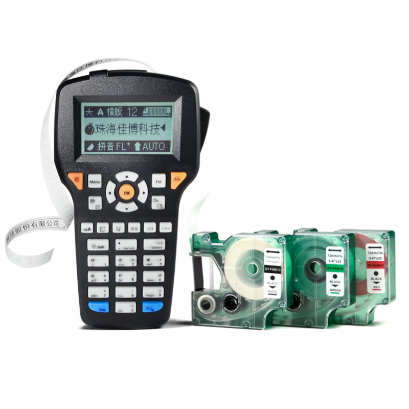 极速佳博H12可携式手持F16热转印标签印表N机线缆布线网路线迷你