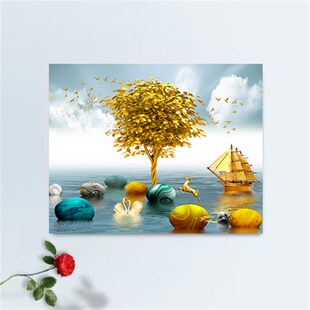 极速电表箱推h拉装饰画遮挡总开关电闸箱网箱家用防水装饰画客厅