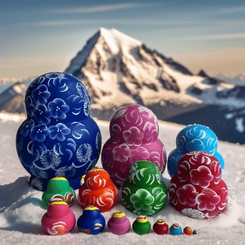 极速俄罗斯风格套娃15层木制特z色手工品创意儿童礼品摆件旅游哈