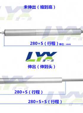 极速厂销LX401电动推杆100mm 12V24V1200N直R线电机笔筒式伸缩推