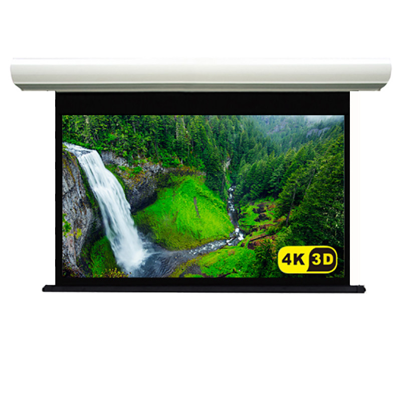 极速经科JK电动不带m拉绳投影幕布M3-FI/20s玻纤幕灰幕100寸4:3