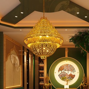 饰氛 A复古怀旧工业风客厅餐厅装 极速东南亚风格 楼梯铁艺吊灯泰式