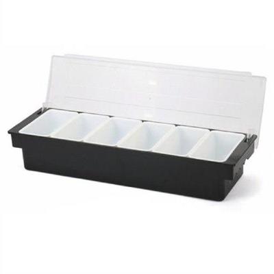 极速Condiment Dispenser Tray For 6Compartment Fruit WSide Di