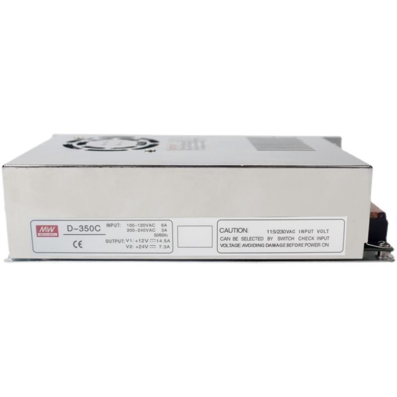 极速5v12v36V48V双路输出350W开关电源24V 15V两组电R压D-350C D-