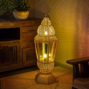 极速泰式 简约复古落地灯客厅沙发茶几氛围灯书房卧室床.头柜立式