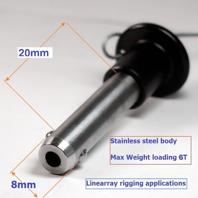 极速Finlemho Line Array SpeakerA Accessories Pin 8x20mm Y082