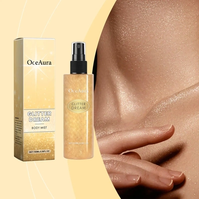 身体闪光喷雾自然立体持久闪亮