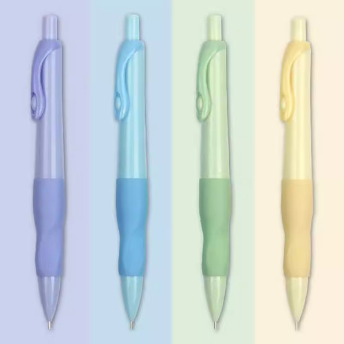 海豚儿童正姿自动铅笔粗芯不断芯小学生专用优握升级hb铅笔