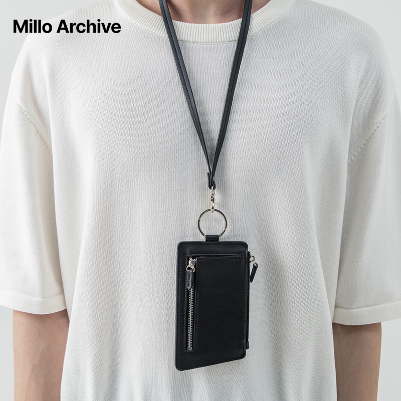 Millo Archive卡包可拆卸项链绳设计零钱包钥匙扣复古时尚挂件