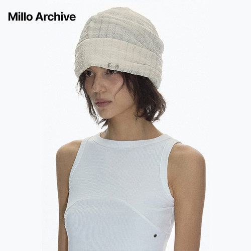 MilloArchive蕾丝无檐帽堆堆帽