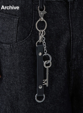 Millo Archive牛皮革挂绳单品叠搭链条男女链条锁扣百搭新款