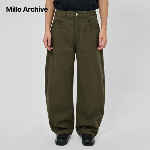 Millo Archive25冬款男装美式复古工装裤宽松廓形显瘦休闲日常