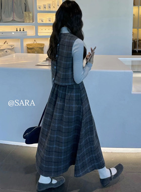 【利利LLI推荐】秋冬季时尚可爱减龄百搭显瘦收腰百搭连衣裙