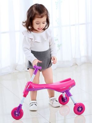 飞虎Tiger儿童三轮车宝宝学步车螳螂车1-4岁mini扭扭车1周岁礼物