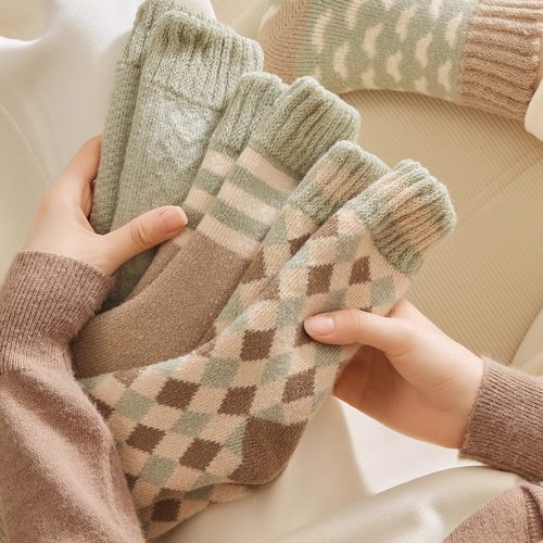 冬季保暖加绒加厚保暖冬季月子袜