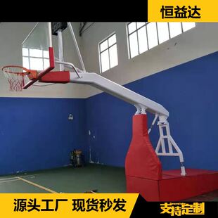 厂家供应手动液压篮球架室内液压篮球架手动液压篮球架