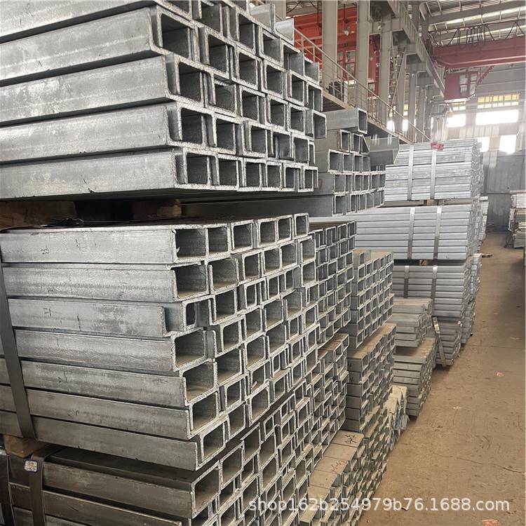 佛山钢材热轧槽钢建造机械用u型钢14号镀锌槽铁耐用