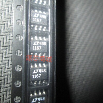 放大器 LT1167CS8 LT1167 丝印1167 SOP8 全新原装现货 白字