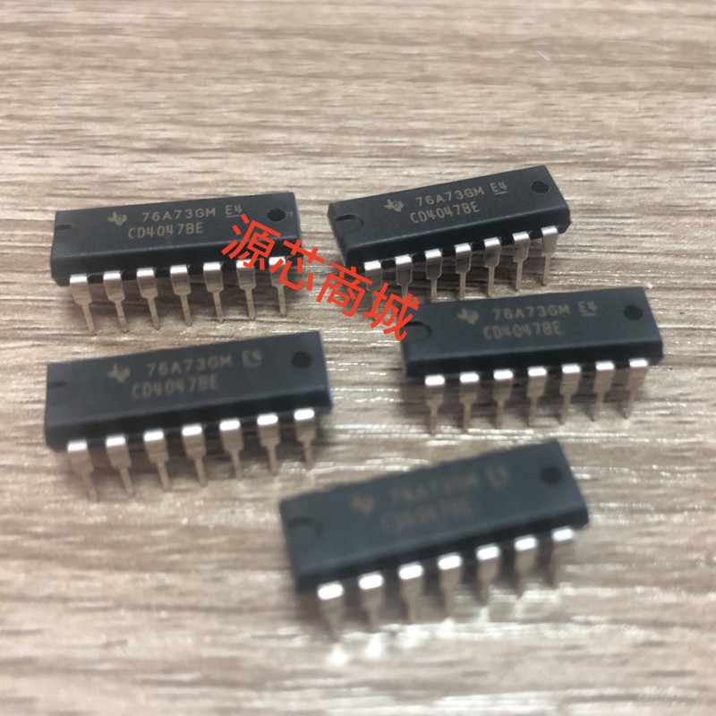 全新原装 CD4047 CD4047BE DIP14直插 多频振动器逻辑IC 1件=5pcs