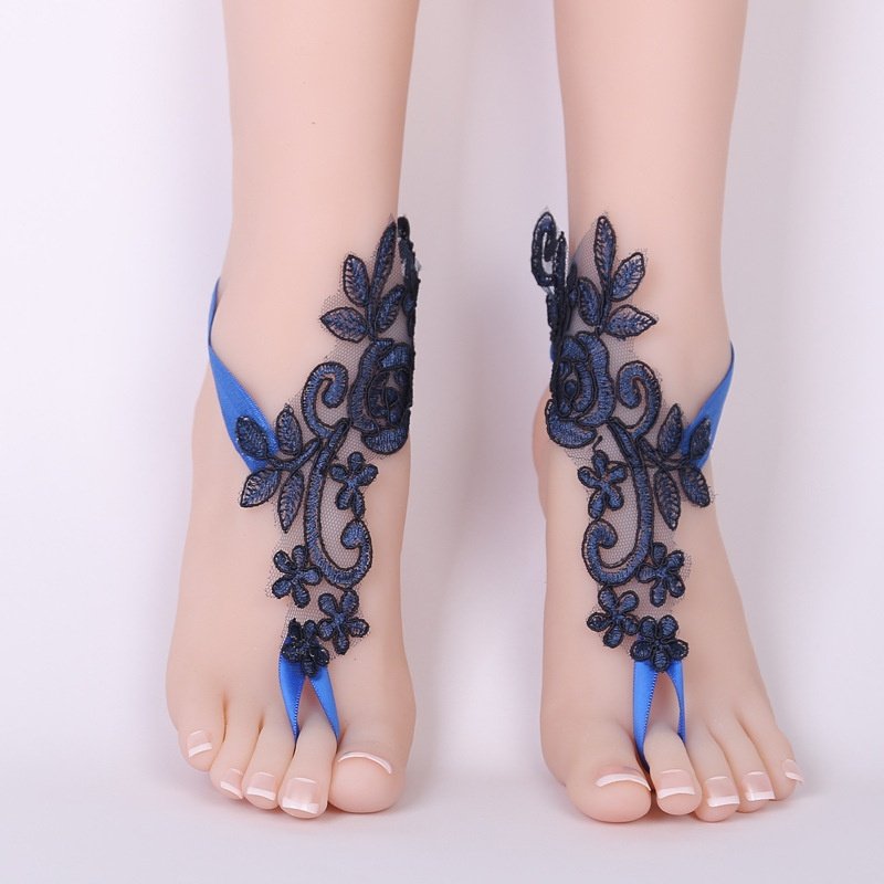 欧美饰品 新娘蕾丝脚饰 沙滩脚链装饰