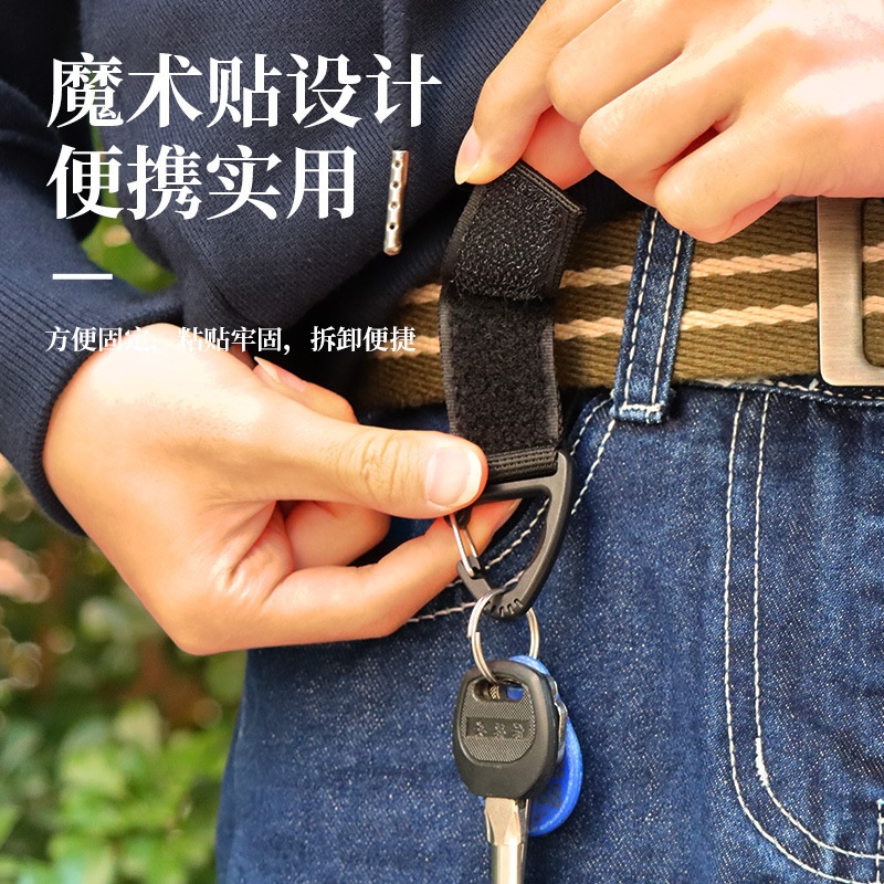 战术户外尼龙织带背包挂扣单点三角扣多功能登山扣D型挂环钥匙扣