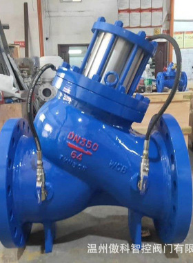 活塞式电动遥控阀-J145X (H108X) 活塞式铸铁电动遥控阀 DN800