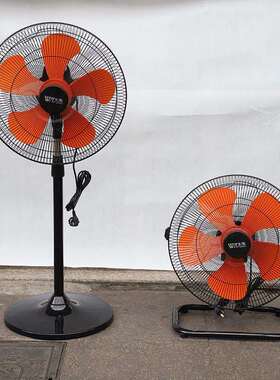 450豪华工业商务扇4档调速黑色五橙叶家用商务办公室通用