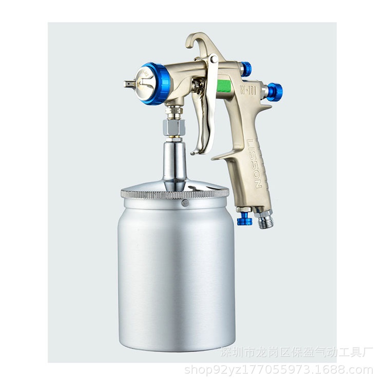 精品气动喷涂工具W-101型汽车钣金木工面漆手持多功能自动喷枪