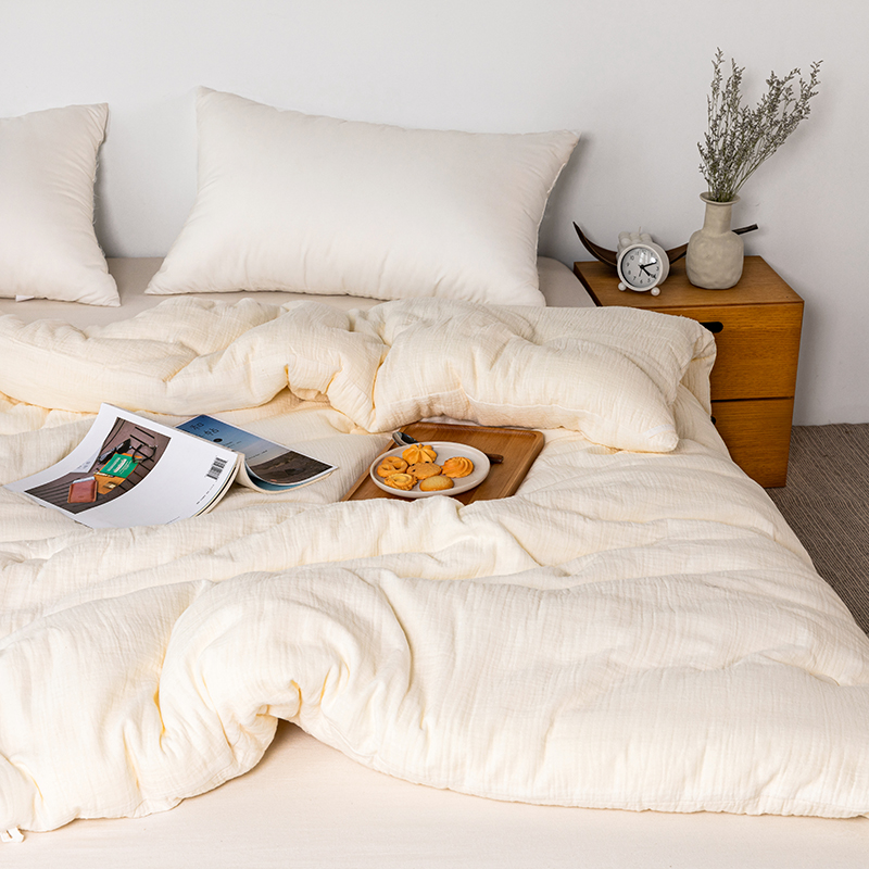 速发芯类日式双层纱酒店 大豆纤厚被A夏被春秋被加维单双人冬被芯