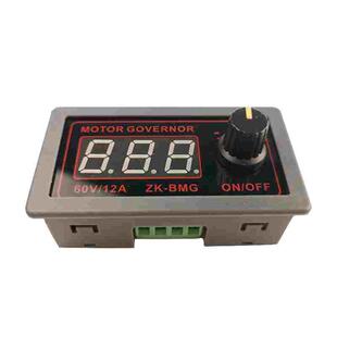 PWM直流电机调速器 9-60V/12A/500W马达风扇控制器编码器调光调速