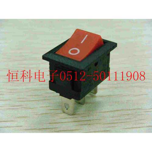 船型开关 KCD1-102 3个脚纯铜触点 KCD3 认证：CQC CE 翘板开关
