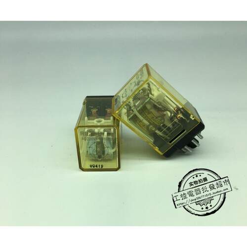 精品 RR2P-U 8脚 二开二闭 小型继电器 AC110V 220V DC24V