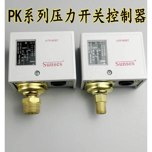 压力开关控制器PK-502 503 506 510机械式气动气压2分4分螺纹SSNS