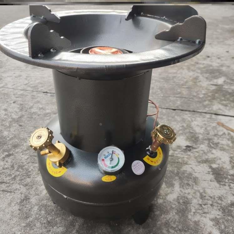 柴油汽化炉一体式油炉便携式户外高压打气炉具煤油野营炉猛火灶头